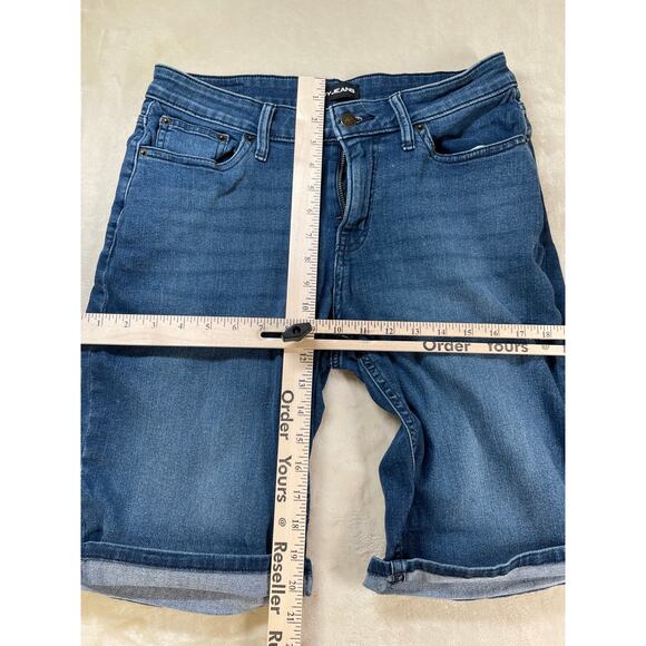 DKNY Womans Denim Bermuda Shorts 8 - Picture 6 of 9